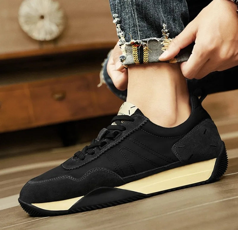 Men's Chunky Canvas Walking Sneakers