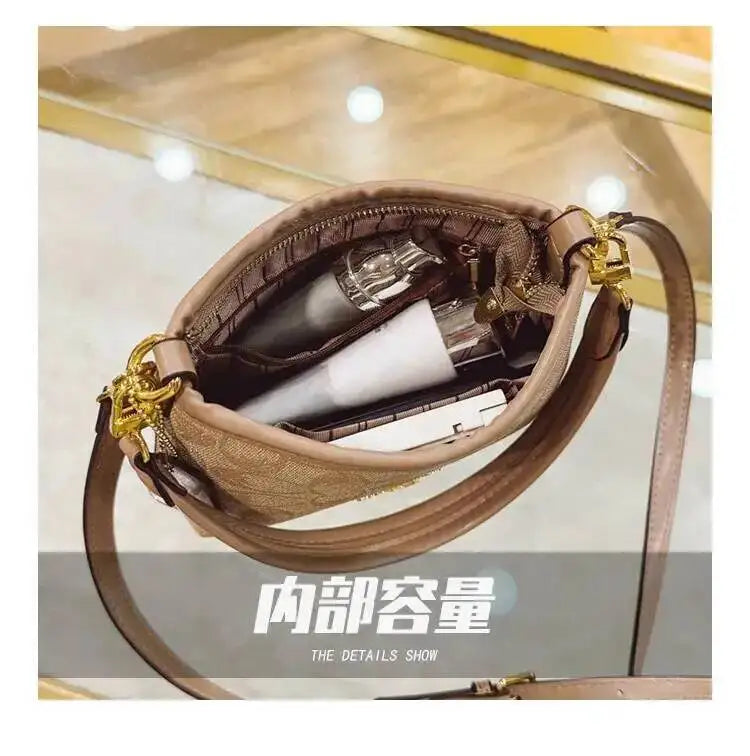 Geometric Print Underarm Crossbody Bag
