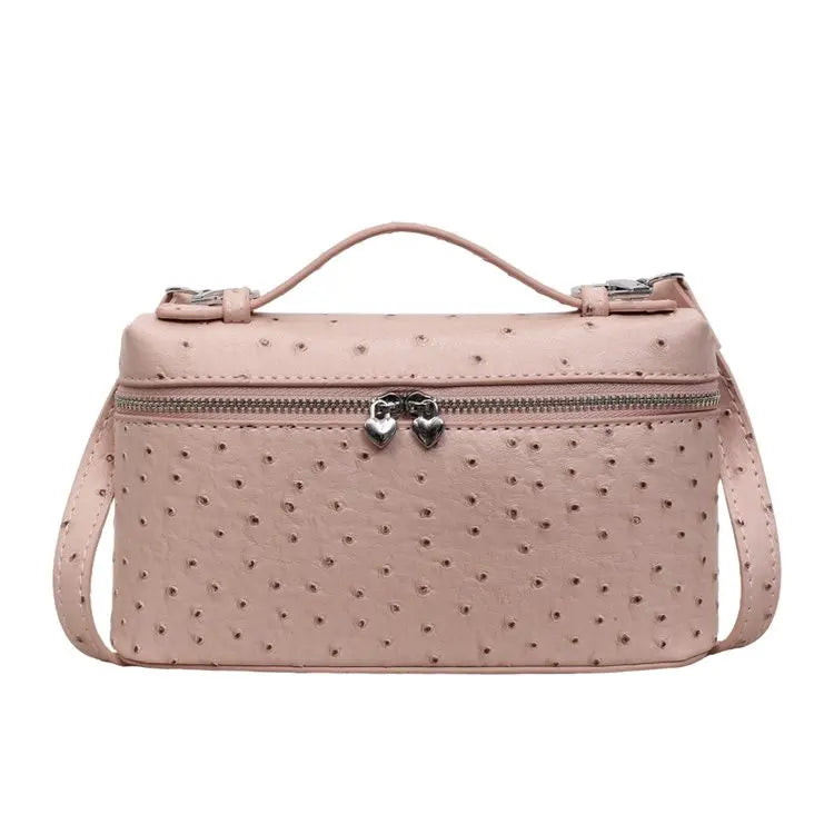 Ladies' Handbag 2026 New Fashionable And Minimalist Style Rivet Small Square Bag Single Shoulder Crossbody Bags