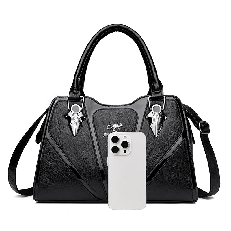 Women Bags Luxury Handbags Fashion Totes Ladies Shoulder Bags High Quality PU Leather Casual Totes Top Handle Shoulder Messenger