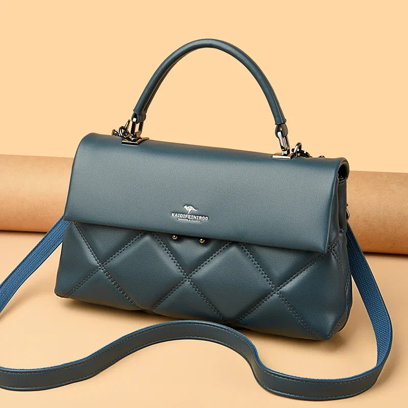 Soft Faux Leather Everyday Crossbody Tote