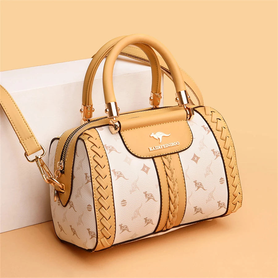 Women Luxury Handbags Women Bags Designer Shoulder Bags for Women 2026 Ladies Shoulder Messenger Bag Semi Woven Style Sac À Main