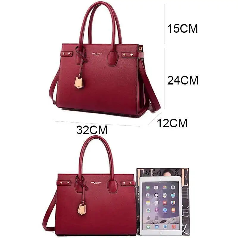 Genuine Brand Handbags For Women 2026 Ladies Hand Bag Female Leather Shoulder Top-Handle Crossbody Bags Casual Tote Sac сумка