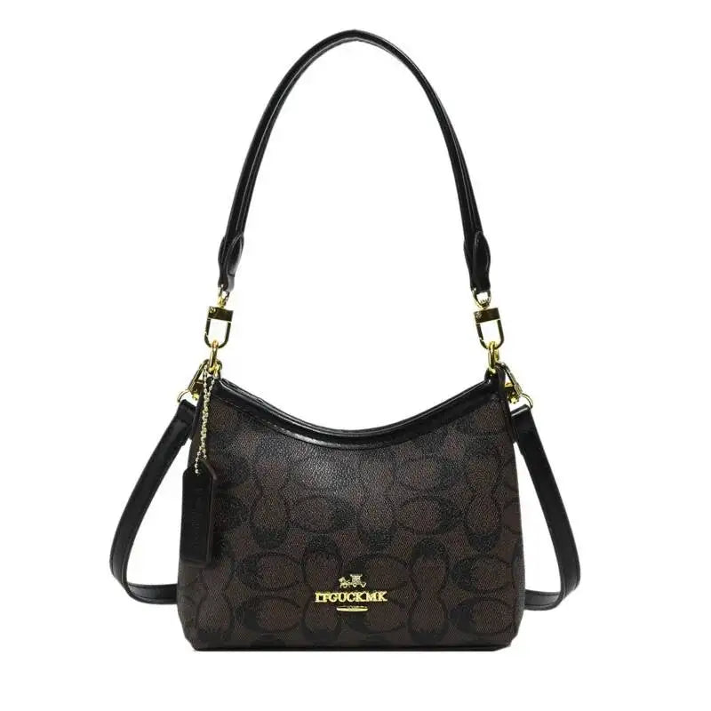 Geometric Print Underarm Crossbody Bag