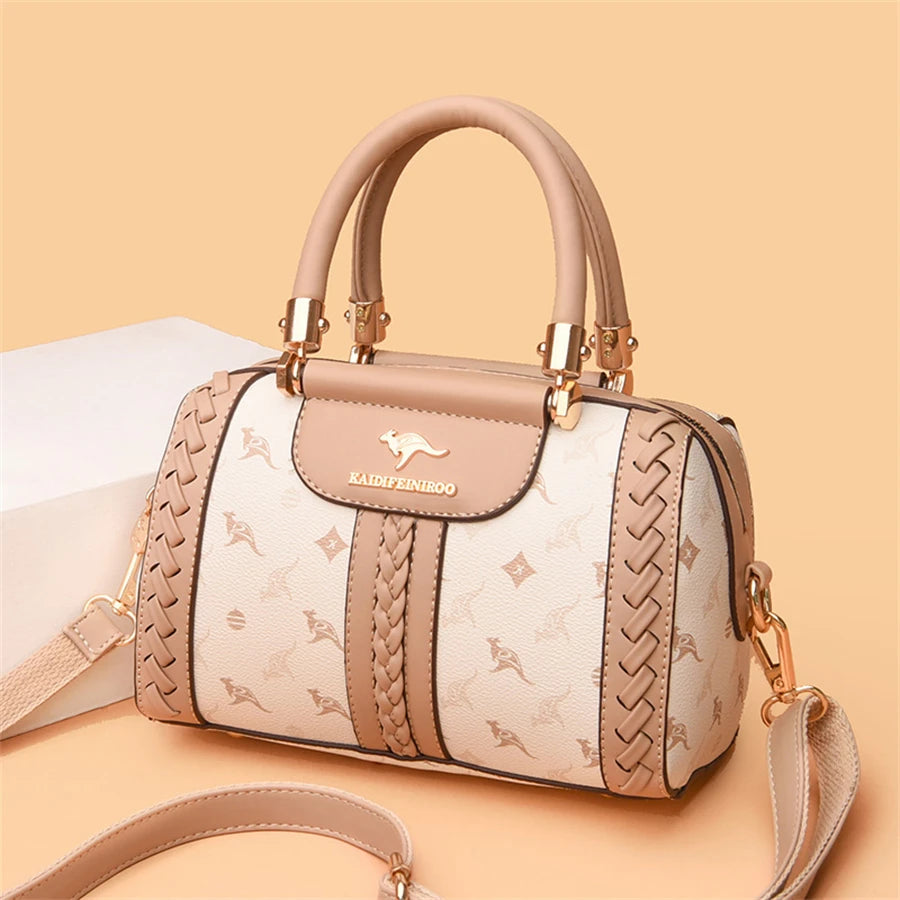 Women Luxury Handbags Women Bags Designer Shoulder Bags for Women 2026 Ladies Shoulder Messenger Bag Semi Woven Style Sac À Main