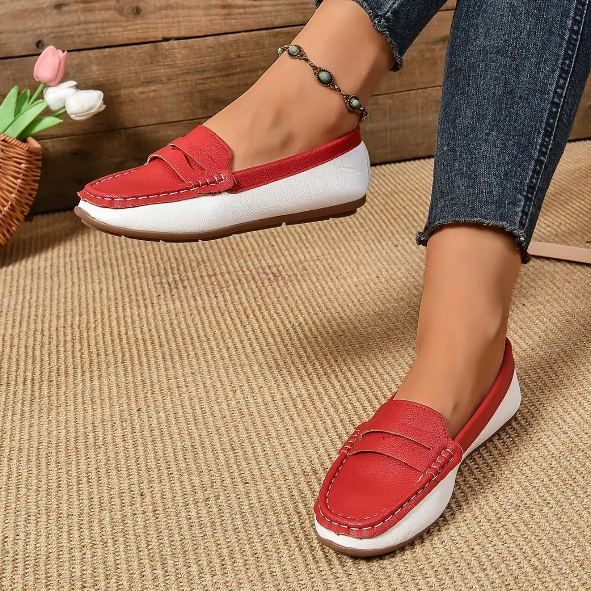Women Flats Shoes Comfortable Lightweight Fashion Hot Loafers Spring and Autumn Shallow Casual Sneakers Outdoor Shoes for Women