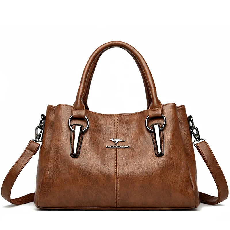 High Quality Cow Leather Ladies Handbags Fashion Luxury Female Messenger Tote Bags Women Genuine Leather Shoulder Crossbody Sac