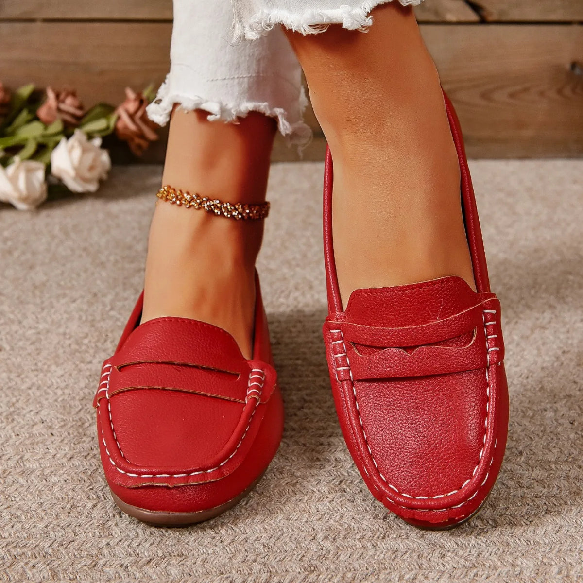 Women Flats Shoes Comfortable Lightweight Fashion Hot Loafers Spring and Autumn Shallow Casual Sneakers Outdoor Shoes for Women