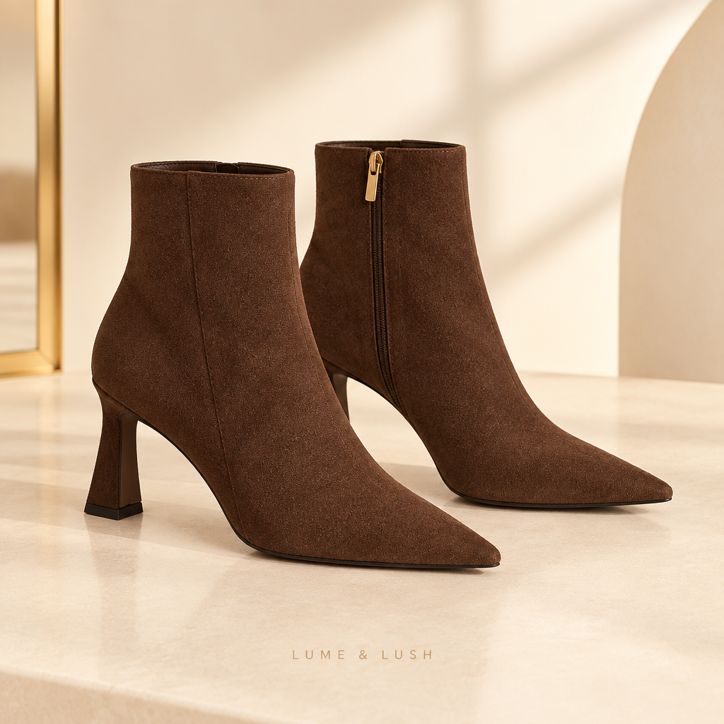 LUME & LUSH ankle boots hero photo