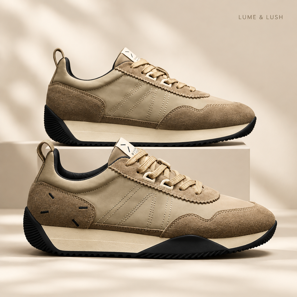LUME & LUSH men’s chunky sneaker hero photo